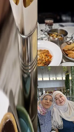 Food and Friends at Cafe