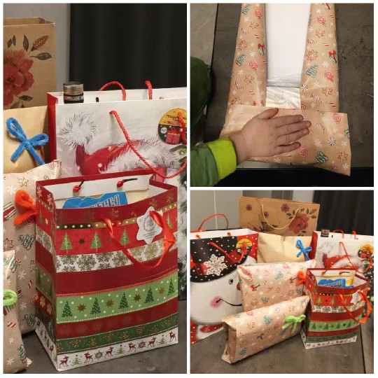 Colorful Gift Bags for Holidays