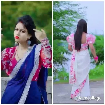 Women in Sarees with Hand Gestures
