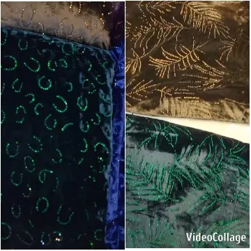 Intricate Fabric Patterns Displayed