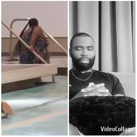 Swimmer By The Poolside