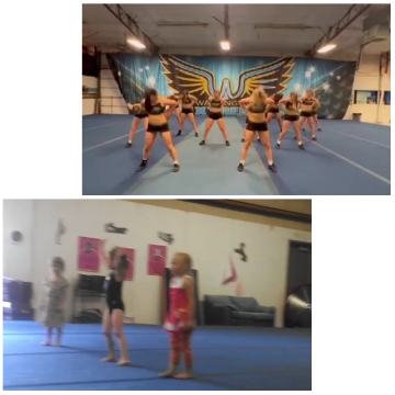 Group Performing Dance in Gym