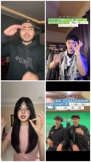 Four Hand Gestures in Action