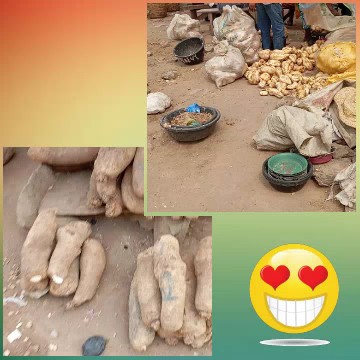 Marketplace with Agricultural Produce