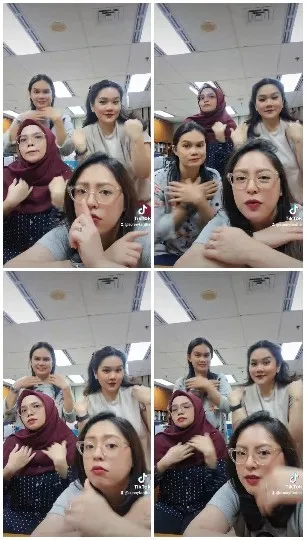 Women Posing Casually Indoors