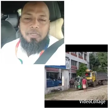 Person with Beard in Car