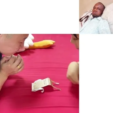 Two People Interacting with Toy