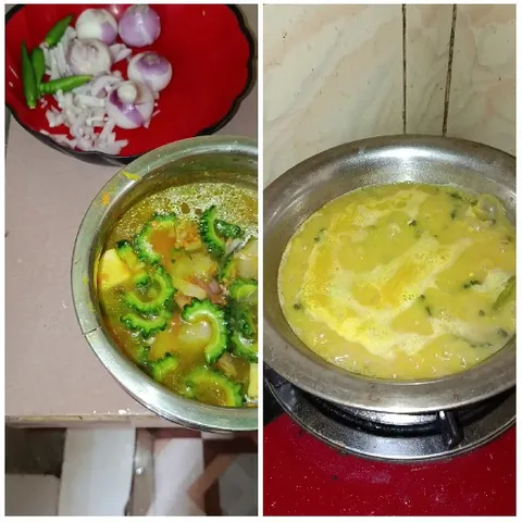 Ingredients for Curry and Yellow Stew