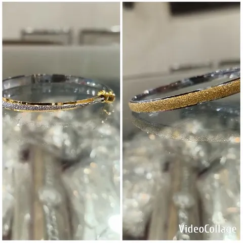 Elegant Bracelets On Reflective Surface