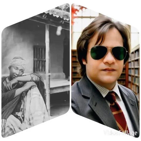 Traditional and Modern Clothing Contrast