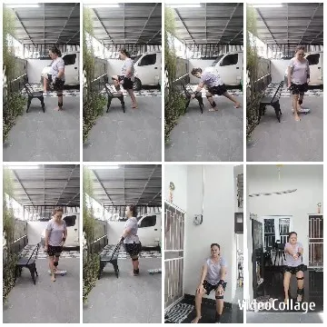 Outdoor Exercise with Chair Support