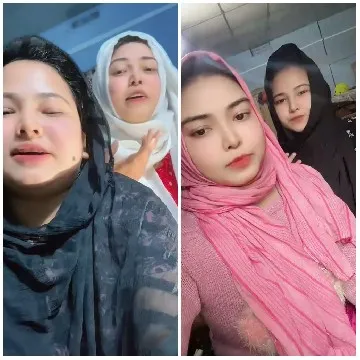 Women in Headscarves Posing Together