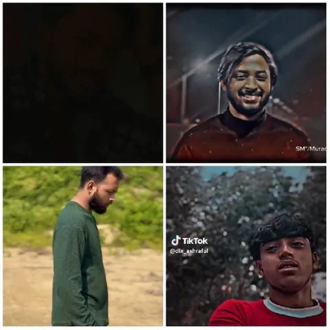 Four People in Different Settings