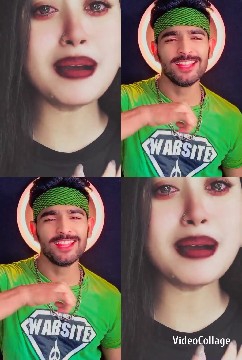 Two People Smiling Together