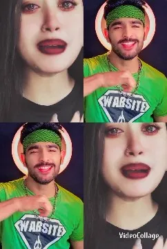 Two People Smiling Together
