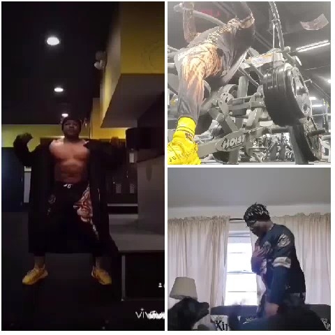 Fitness Scenes in Domestic Setting