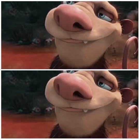 Animated Character with Sly Smile