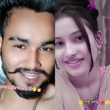 Smiling Man and Woman Portraits