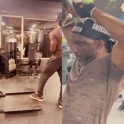 Gym Scenes with Focused Workout