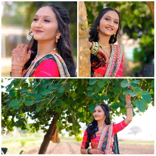 Woman in Colorful Traditional Outfit