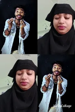 Speaking Man and Calm Woman