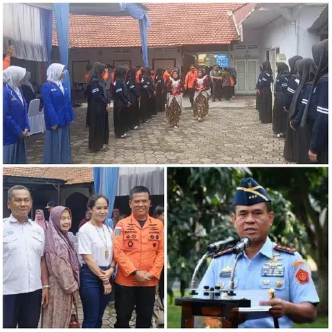 Uniformed Group at Outdoor Event