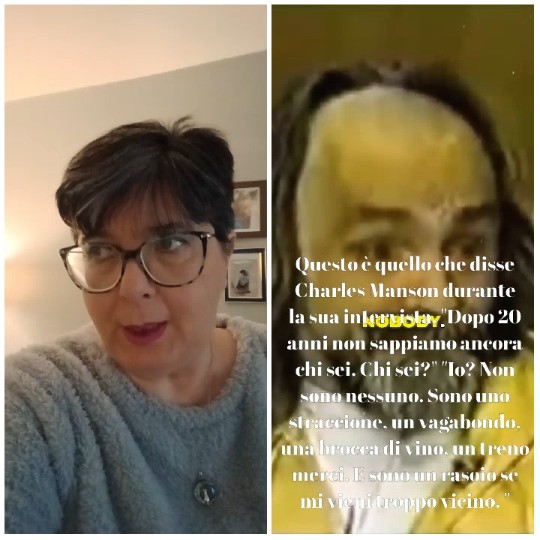 Person Reacting with Blurred Figure