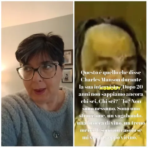 Person Reacting with Blurred Figure