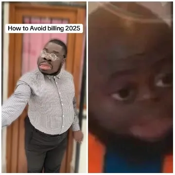 Selfie Stick and Exaggerated Face