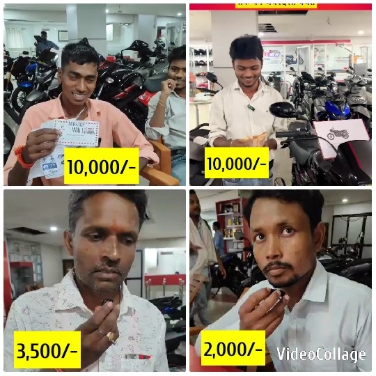 Men with Currency and Motorcycles