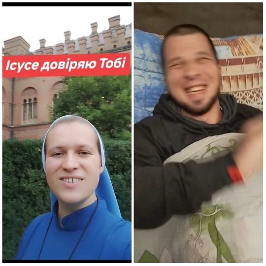 Smiling in Habit, Laughing at Home