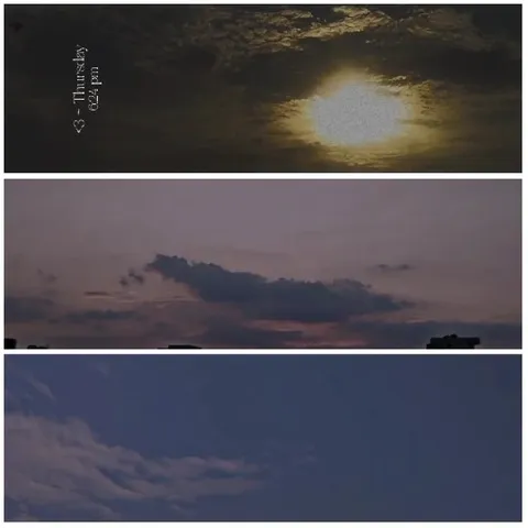 Dramatic Sunset and Cloudy Dusk