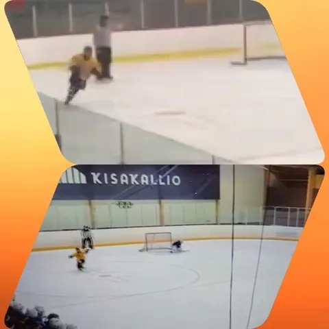 Ice Hockey Action on the Rink