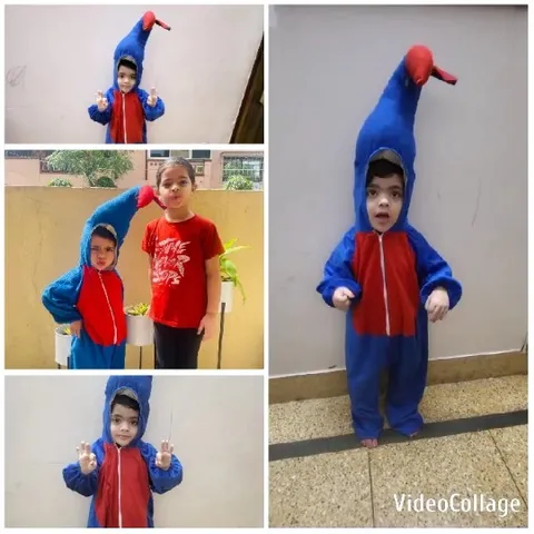Child in Costume with Another Child