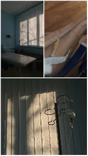 Sterile Room With IV Stand