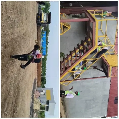 Construction Site and Safety Workers