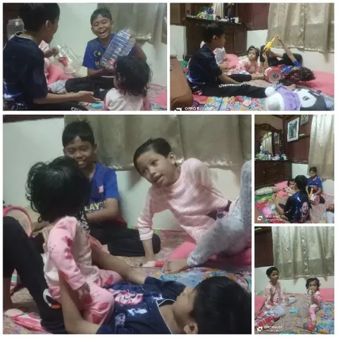 Children Playing Indoors