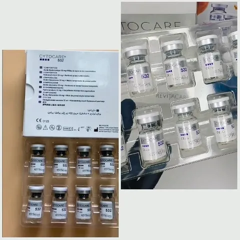 Close-Up of Vials in Boxes