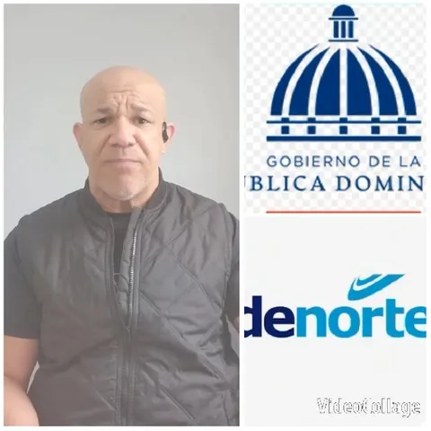 Person Speaking with Government Logos