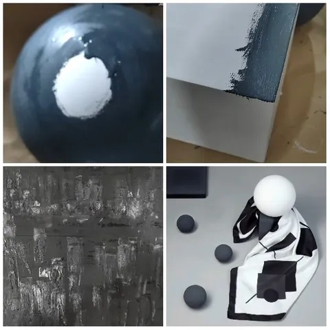 Artistic Scenes with Paint