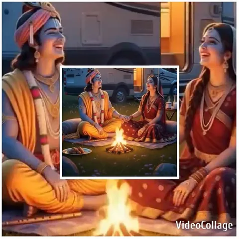 Animated Campfire Conversation