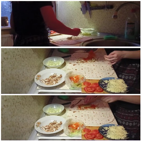 Preparing Food in the Kitchen