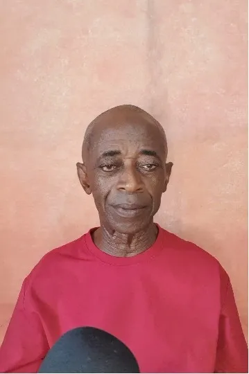 Neutral Person with Microphone Background