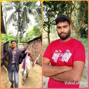 Men Walking Among Palm Trees