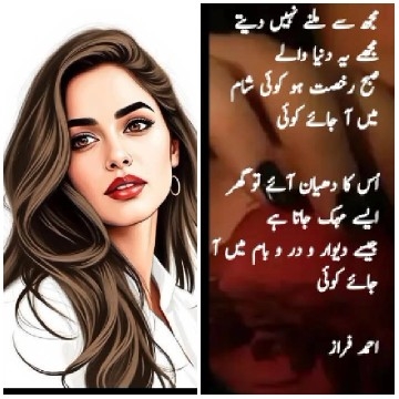 Illustrated Woman and Poetic Verse