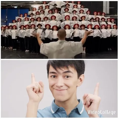 Group of People in White and Red
