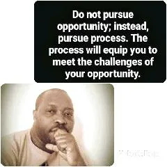 Inspirational Quote and Contemplative Person