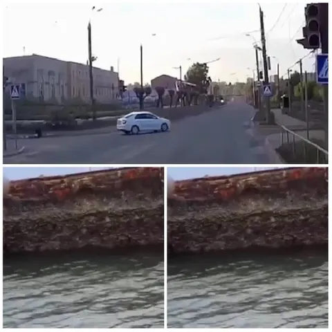 Street Intersection and Body of Water