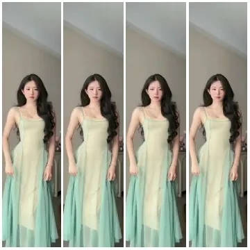 Woman in Identical Dress Series