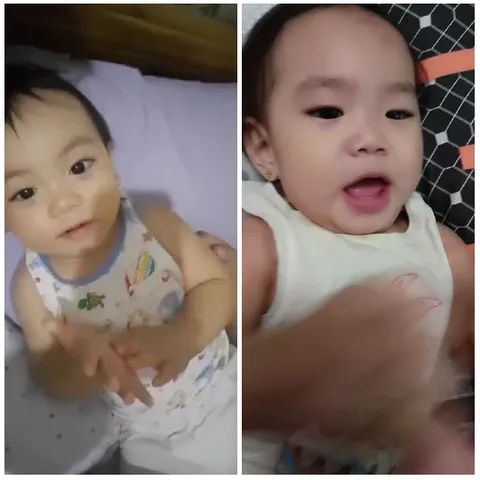Children Lying Together on Bed